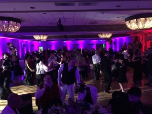 An image of the dance floor at the Holiday Ball. Students from 7 Bay area locations danced the night away - Arthur Murray style.